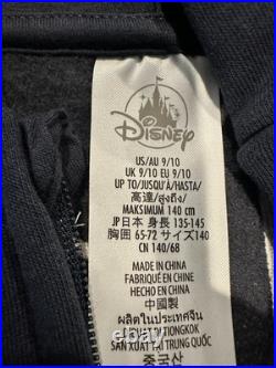 2025 Walt Disney World Sorcerer Mickey Zip Hoodie Navy kids 9/10 NWT