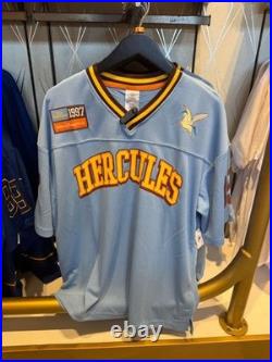 2026 Disney Parks Hercules 97 Walt Disney World Baseball Jersey Blue Size M New