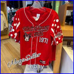 2026 Disney Parks Minnie Mouse Baseball Jersey Walt Disney World Adult Size M