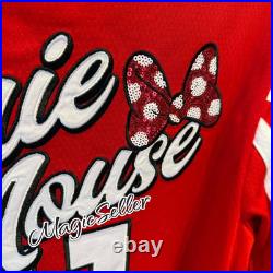 2026 Disney Parks Minnie Mouse Baseball Jersey Walt Disney World Adult Size M