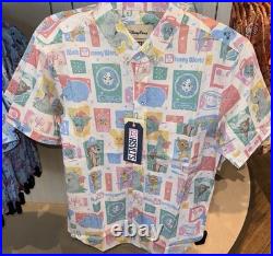 2026 Disney Parks RSVLTS Walt Disney World Ride Attractions Shirt Small Button 2026 Disney Parks RSVLTS Walt Disney World Ride Attractions Shirt Small Button