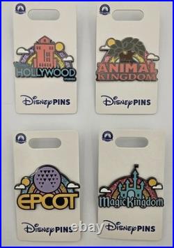 2026 Disney Parks Walt Disney World All 4 Parks Magic Kingdom Epcot Pin OE NEW