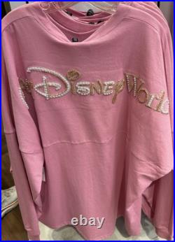 2026 Disney Parks Walt Disney World Rose Pearl Spirit Jersey Medium Adult NEW 2026 Disney Parks Walt Disney World Rose Pearl Spirit Jersey Medium Adult NEW