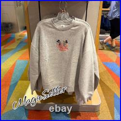 2026 Disney World Mickey & Minnie Teacup Best Day Ever Pullover Sweatshirt XL