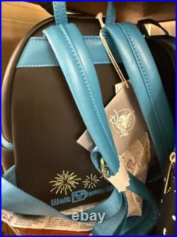 2026 Walt Disney World Castle Fireworks Loungefly Backpack Light Up Twinkle Bag
