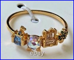 2026 Walt Disney World Parks 4 Parks Icons Gold Ring Girls Crew Size 10 NEW