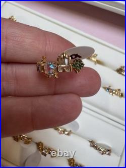 2026 Walt Disney World Parks 4 Parks Icons Gold Ring Size 7 By Girls Crew New