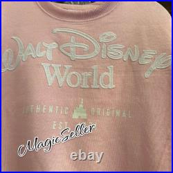 2026 Walt Disney World Pink Sweatshirt Pullover Women's Size XL New