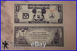 5 Vtg Original Walt Disney World Dollar Recreation Coupon 1971A XF Mickey Mouse