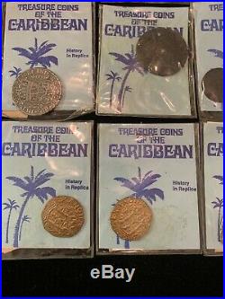 70s Vintage Walt Disney Productions Treasure Coins Of The Caribbean Lot Of 9