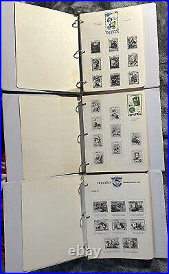 (8) Disney World Of Postage Stamps Albums, 1979-1986Donald Duck on Cover