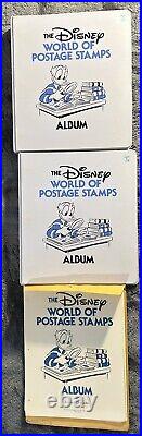 (8) Disney World Of Postage Stamps Albums, 1979-1986Donald Duck on Cover