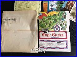 A Guide To The Magic Kingdom Walt Disney World Theme Park Map Rare Plus