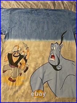Aladdin magic carpets vintage t shirt 1990s Walt Disney World