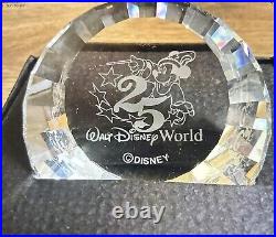 Arribas disney swarovski Walt Disney World 25th Anniversary Paperweight