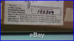 Authentic Walt Disney World Co Michael J Fox Signed Photo Original Autograph COA