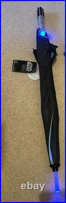 BNWT Lightsaber Umbrellas From Walt Disney World Working Light & Dark Side