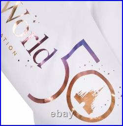 BNWT Womens Walt Disney World 50th Anniversary Vault Map Hooded Jacket, Large