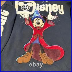 BRAND NEW Walt Disney World Fantasia Sorcerer Mickey Zip Up Hoodie ADULT LARGE