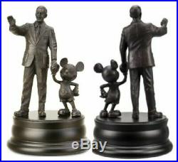 BRONZED PARTNERS WALT DISNEY MICKEY MOUSE WDW WORLD & Disneyland Statue figure