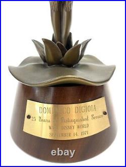 Banned Bronze Tinker Bell Walt Disney World 25 Year Service Award1971Peter Pan