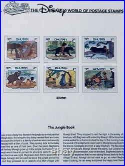 Beautiful Disney World of Postage Stamps Collection In Album