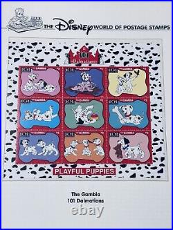 Beautiful Disney World of Postage Stamps Collection In Album