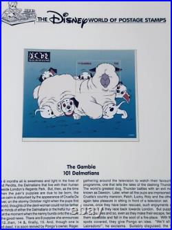 Beautiful Disney World of Postage Stamps Collection In Album