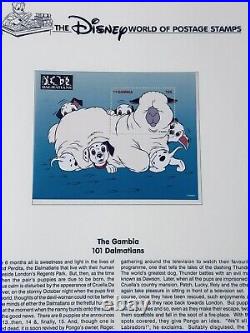 Beautiful Disney World of Postage Stamps Collection In Album