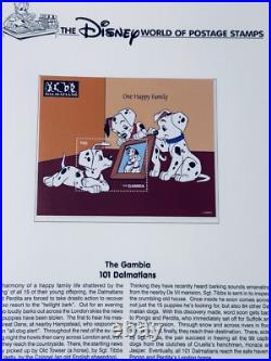 Beautiful Disney World of Postage Stamps Collection In Album