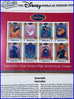 Beautiful Disney World of Postage Stamps Collection In Album