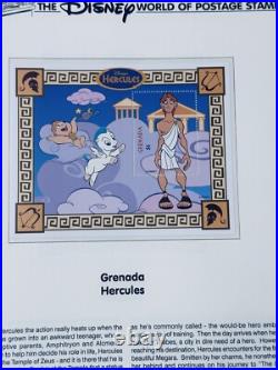 Beautiful Disney World of Postage Stamps Collection In Album