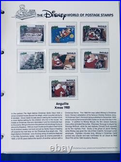 Beautiful Disney World of Postage Stamps Collection In Album