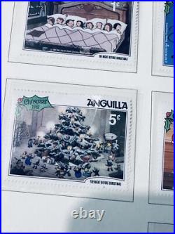 Beautiful Disney World of Postage Stamps Collection In Album