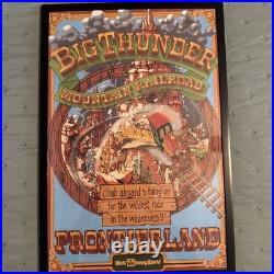 Big Thunder Mountain Railroad Walt Disney World Frontierland Attraction Poster