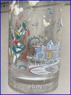 CUP Walt Disney World 25th Anniversary Collector's Glass Castle Mickey Donald