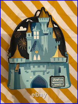 Cinderella Castle Loungefly Disney Parks Mini Backpack Walt Dismey World