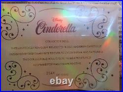 Cinderella LE Doll Walt Disney World 50th Anniversary 17 #2544 Of 10000