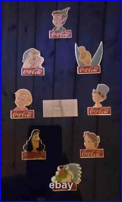Coca-Cola Salutes Walt Disney World 15th Birthday 1986 Framed 60-Pin Set -Ltd Ed