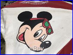 Coca Cola WALT DISNEY WORLD 15th Anniversary Patio Umbrella Mickey Mouse Coke 9