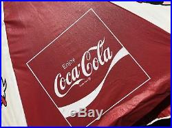 Coca Cola WALT DISNEY WORLD 15th Anniversary Patio Umbrella Mickey Mouse Coke 9