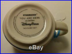 Complete Set Starbucks Demi Ornament Espresso Mugs Walt Disney World New