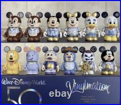 Complete Set of 12 Walt Disney World 50th Vinylmation series 1 limited figurines