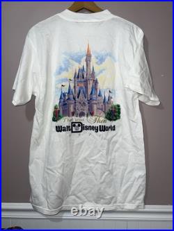 DEADSTOCK VINTAGE 1997 DOUBLE SIDED WALT DISNEY WORLD SHIRT new with tags
