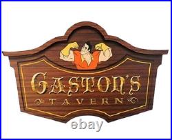 DISNEY PARKS GASTON TAVERN WALL ART SIGN WALT DISNEY WORLD Gaston's VILLAINS WDW