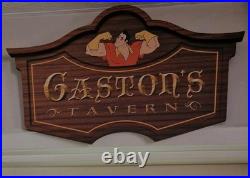 DISNEY PARKS GASTON TAVERN WALL ART SIGN WALT DISNEY WORLD Gaston's VILLAINS WDW
