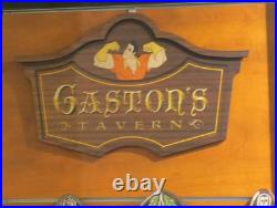 DISNEY PARKS GASTON TAVERN WALL ART SIGN WALT DISNEY WORLD Gaston's VILLAINS WDW