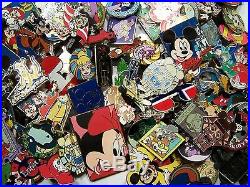 DISNEY PINS Lot of 500 FASTEST FREE SHIPPER in USA Including Parks! +5 FREE pins