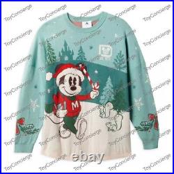 ^ DISNEY Parks SWEATER SPIRIT JERSEY for ADULTS CHRISTMAS WDW Size M NWT