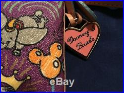 DOONEY & BOURKE Purple Sketch Walt Disney World Cross-Body Bag Purse